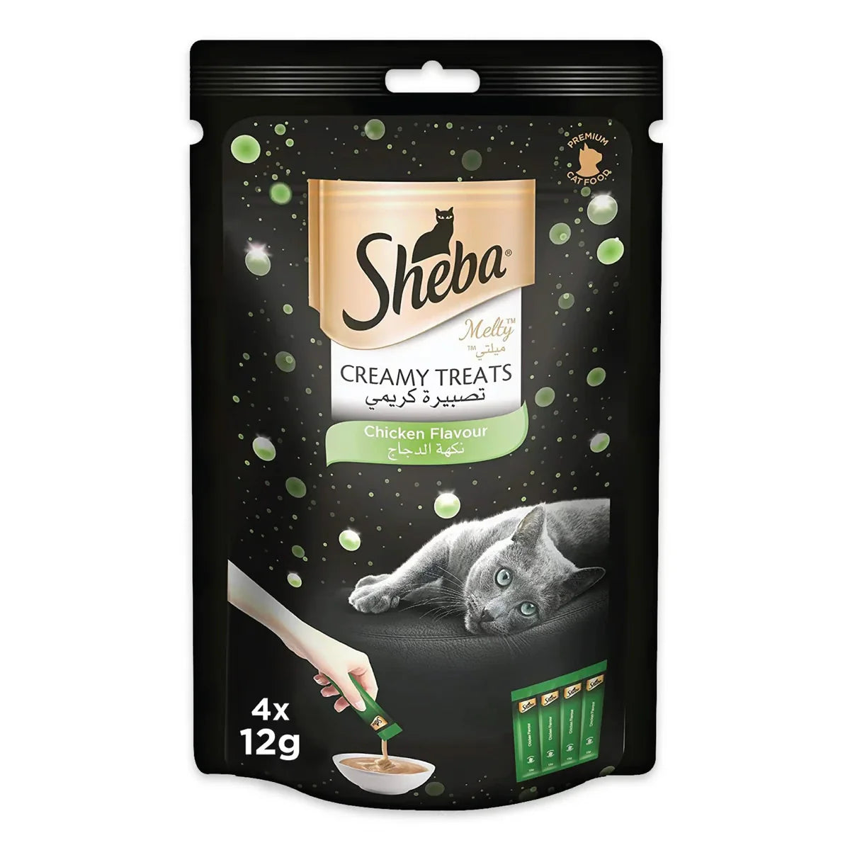 Sheba Treats Melty Chicken For cat 4 pcs 12 g - Mickey's Pets Store