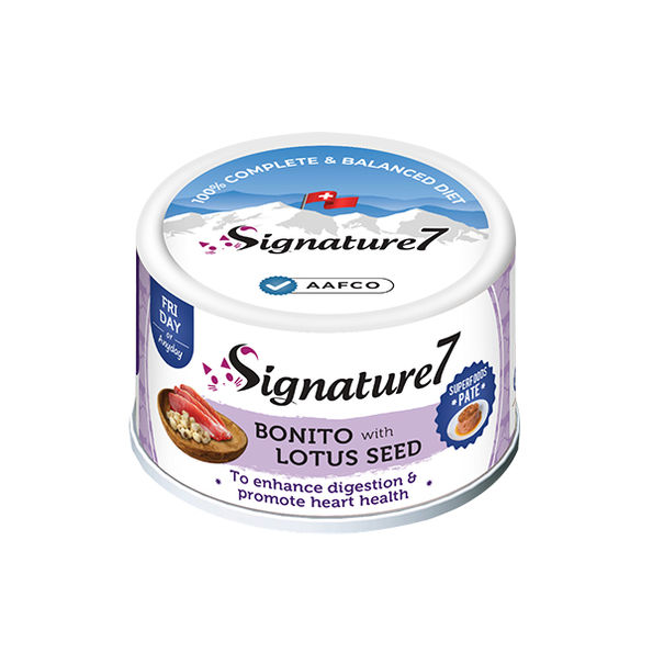 Signature7 Bonito with Lotus Seed to Enhance Digestion and Promote Heart Health (Friday) 80g - Mickey's Pets Store