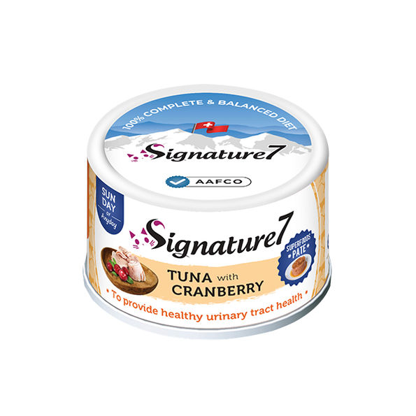 Signature7 Tuna with Cranberry for Urinary Tract Care (Sunday) 80g - Mickey's Pets Store