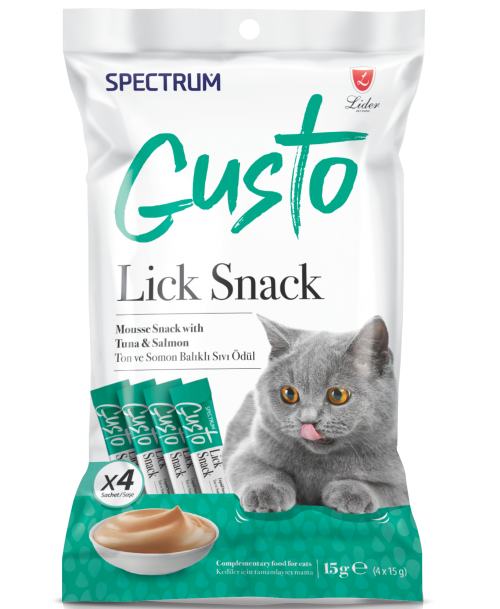 Spectrum Gusto Lick Snack Tuna and Salmon - Mickey's Pets Store