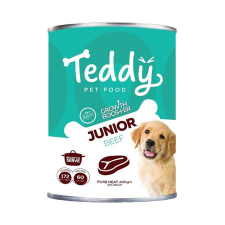 Teddy Junior - Growth Booster Ultra Rich in Calcium and Protein 400g - Mickey's Pets Store