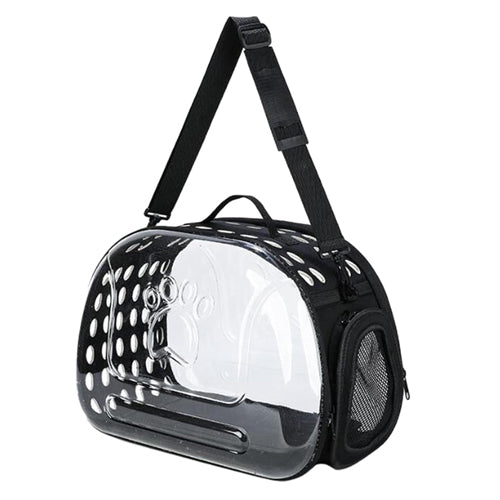 Transparent Cat Carrier 36x22x20 Cm - Mickey's Pets Store