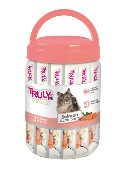 Truly Cat Creamy Lickable Salmon & Cranberry - Mickey's Pets Store