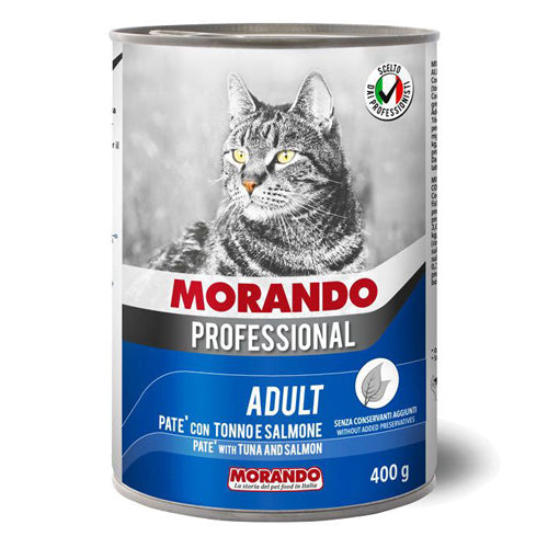 Morando Professional Cat Pate with Tuna and Salmon 400g - Mickey's Pets Store