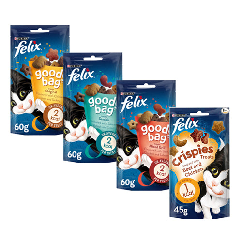PURINA FELIX Goody Bag Treats 60g - Mickey's Pets Store