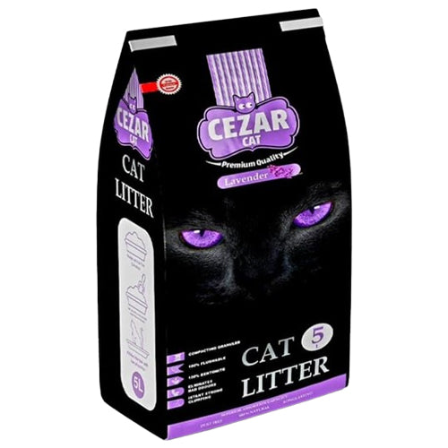 Cezar Bentonite Clumping Cat Litter 5L - Mickey's Pets Store
