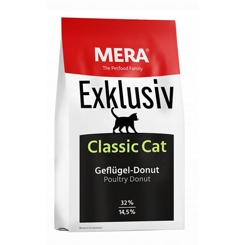 MERA Exklusive Classic Cat Poultry Donut Dry Cat Food 10Kg - Mickey's Pets Store