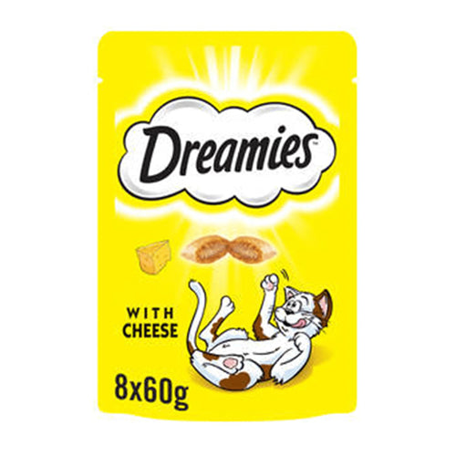 Dreamies Cat Treats with Cheese 60g - Mickey's Pets Store