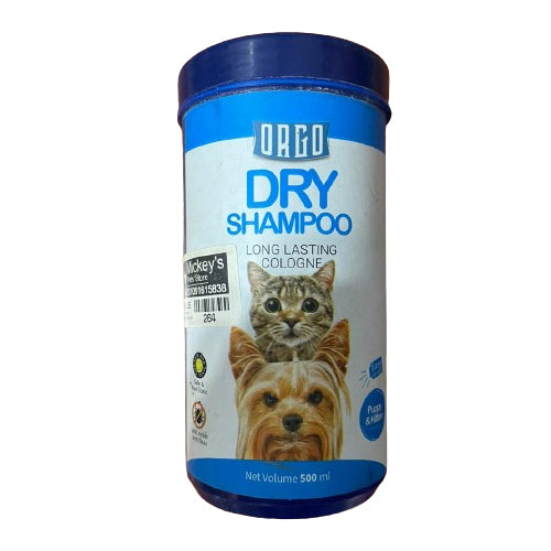 Orgo Dry Shampoo Powder 500g - Mickey's Pets Store