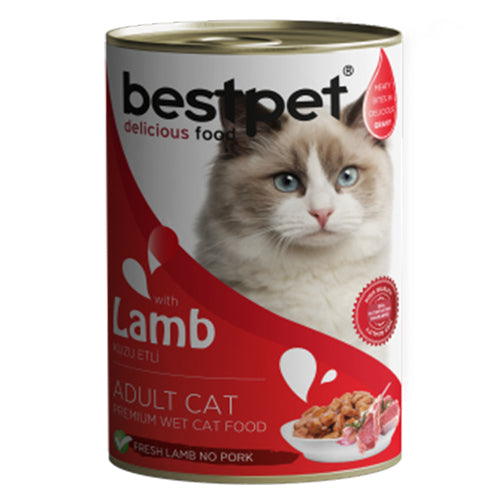 BestPet Delicious Food Cat Wet Food with Lamb 400g - Mickey's Pets Store