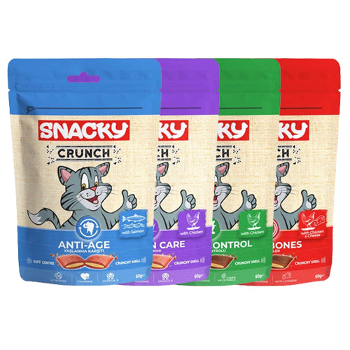 Snacky Crunch Chicken Cat Treats 60g - Mickey's Pets Store