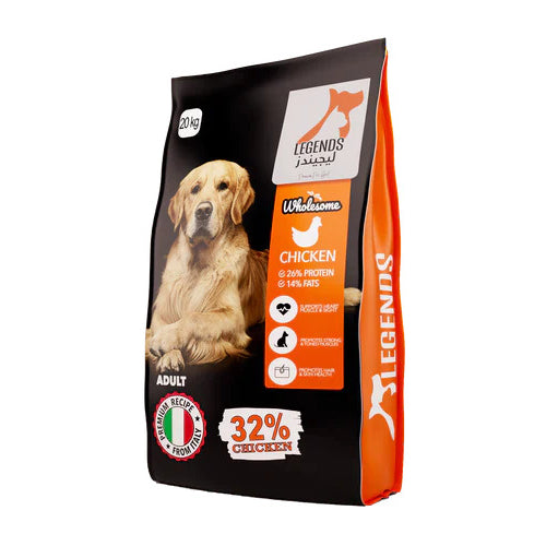 Legends Wholesome Chicken Feed For Adult Dogs 20Kg - Mickey's Pets Store