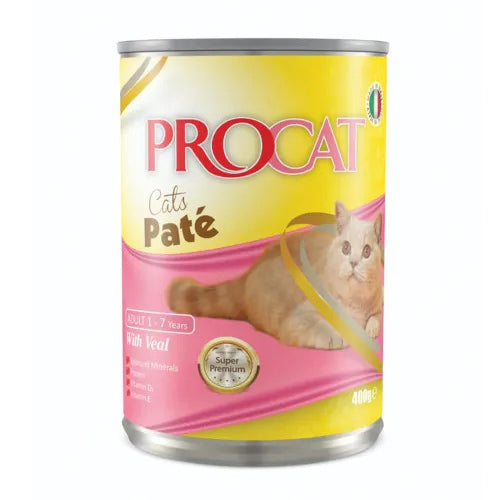 PROCAT Pate with Veal 400g - Mickey's Pets Store