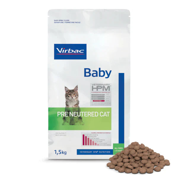 Virbac Baby Pre Neutered Cat (1.5kg) - Mickey's Pets Store