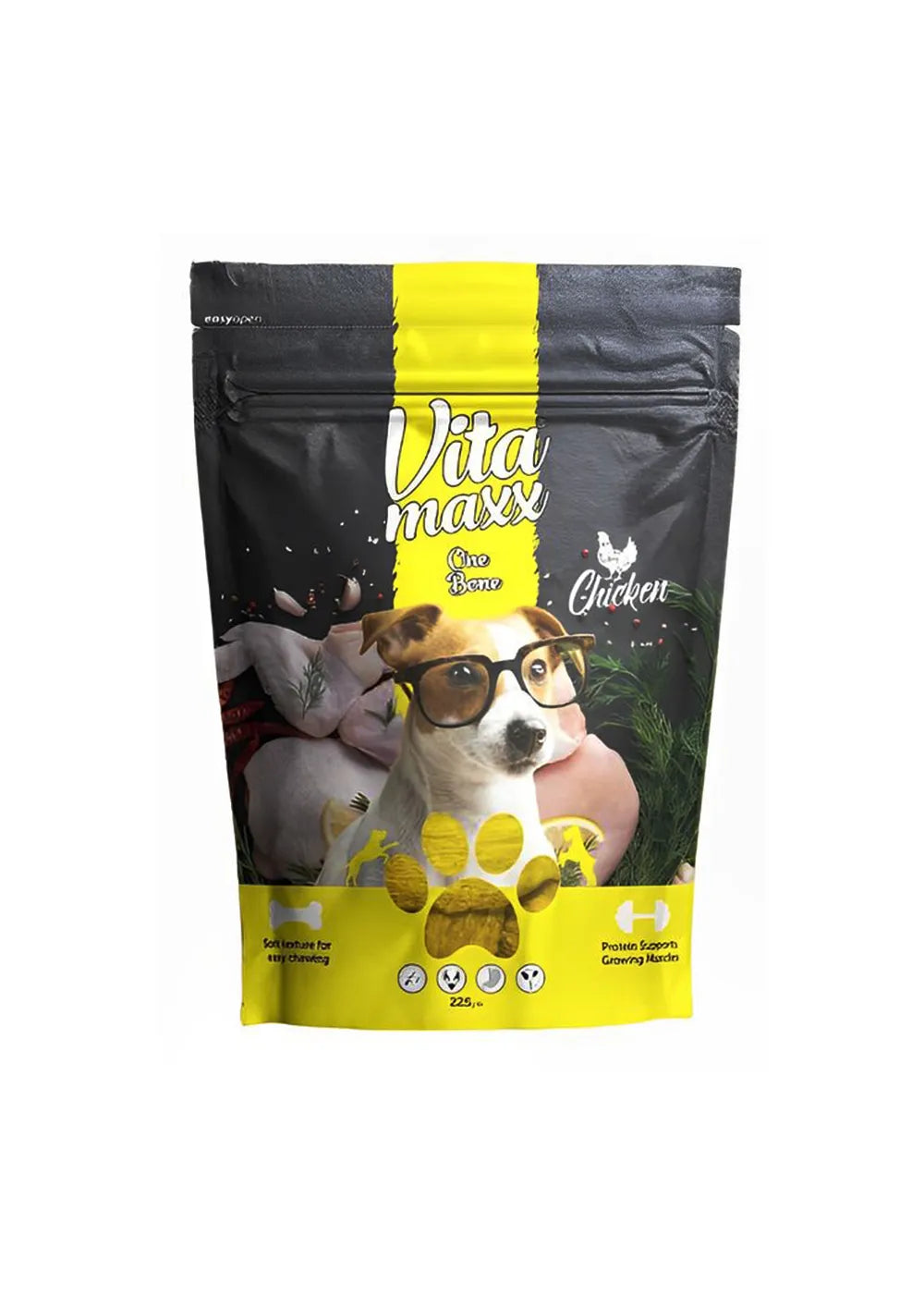 Vita Maxx Dog Treats With Chicken Flavor One Bone 225 Gm - Mickey's Pets Store