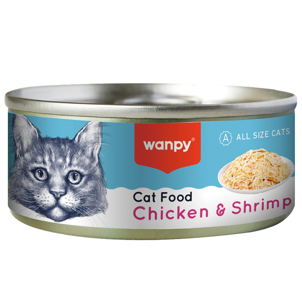Wanpy Cat Food Chicken & Shrimp 95g - Mickey's Pets Store