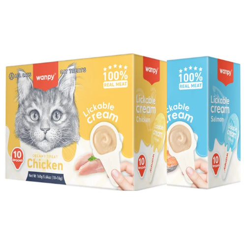 Wanpy Cat Lickabel Cream Treats 16g - Mickey's Pets Store