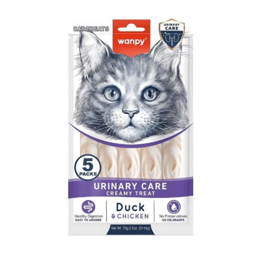 Wanpy Creamy Health Treats Urinary Care 14g - 1 Stick - Mickey's Pets Store
