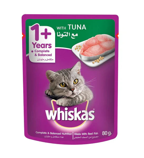 Whiskas Tuna Wet Cat Food 80G - Mickey's Pets Store