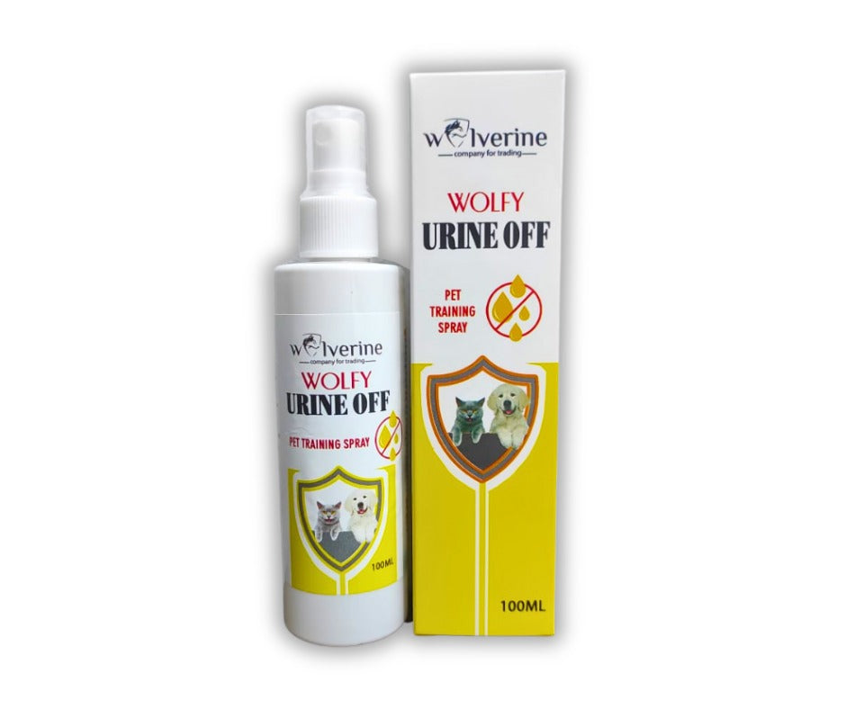 Wolfy Urine Off Pet Training Spray 100 ml - Mickey's Pets Store