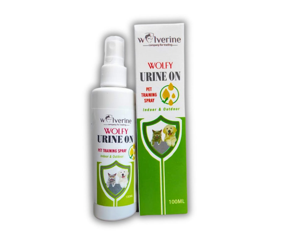 Wolfy Urine On Pet Training Spray 100ml - Mickey's Pets Store