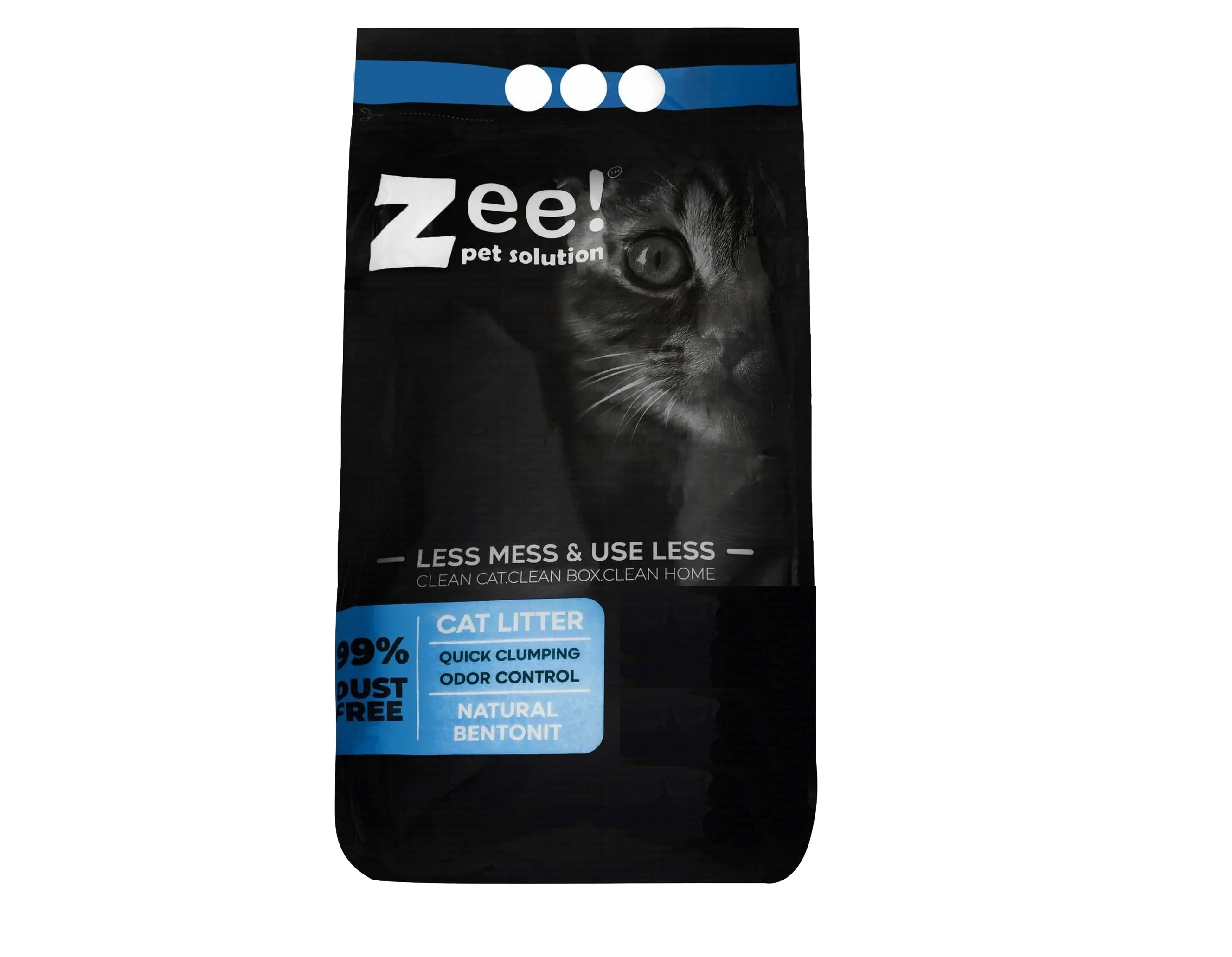 Zee Bentonite Clumping Cat Litter Natural Scent 5L - Mickey's Pets Store