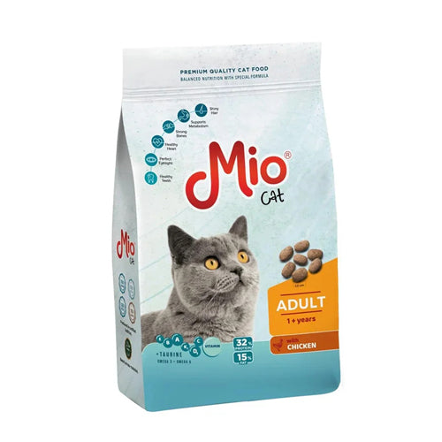 Mio Cat Adult Cat Dry Food with Chicken 1Kg - Mickey's Pets Store
