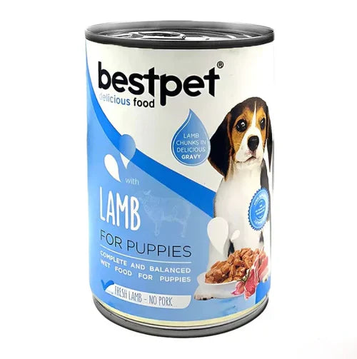 bestpet Puppies With Lamb Wet Food Cans 400 g - Mickey's Pets Store