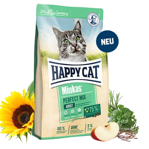 Happy Cat Minkas Perfect Mix Dry Cat Food 10kg - Mickey's Pets Store