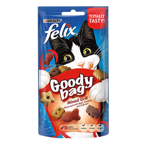 PURINA FELIX Goody Bag Mixed Grill Cat Treats 60g - Mickey's Pets Store
