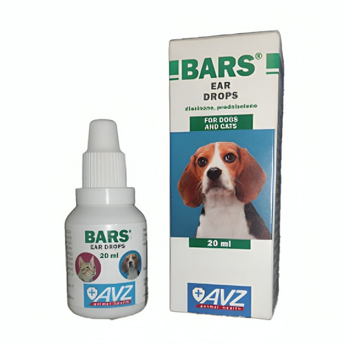 Bars Ear Drops For Dogs and Cats 20 ml - Mickey's Pets Store
