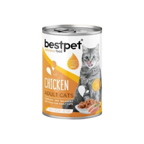 BestPet Delicious Food Cat Wet Food with Chicken 400g - Mickey's Pets Store