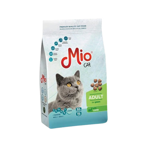 Mio Cat Adult Cat Dry Food with Lamb 1Kg - Mickey's Pets Store