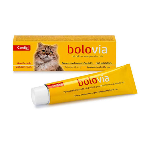 Candioli Bolovia Hairball Removal Paste for Cats 50g - Mickey's Pets Store