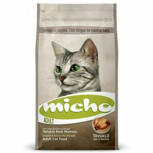 micho dry food for cats with chicken 1.5kg - Mickey's Pets Store