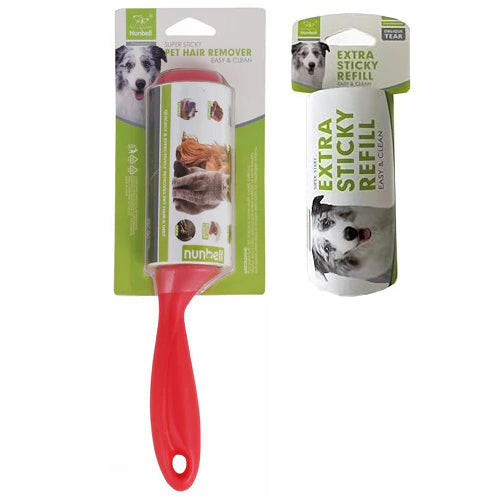 Nunbell Lint Roller with Extra Refill - Mickey's Pets Store