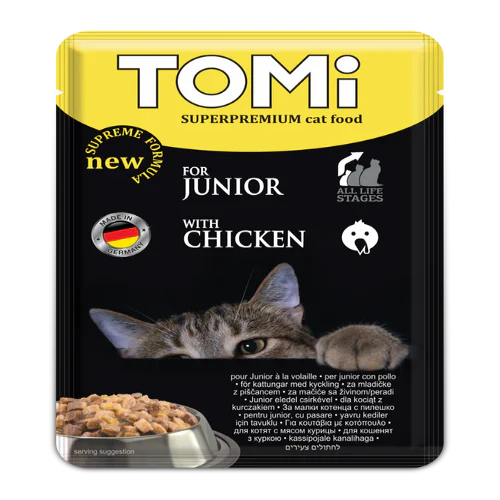 tomi sachets for cat wet food with chicken - Mickey's Pets Store