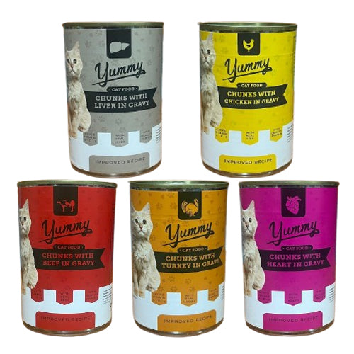 Yummy Cat Wet Food Can 400g - Mickey's Pets Store