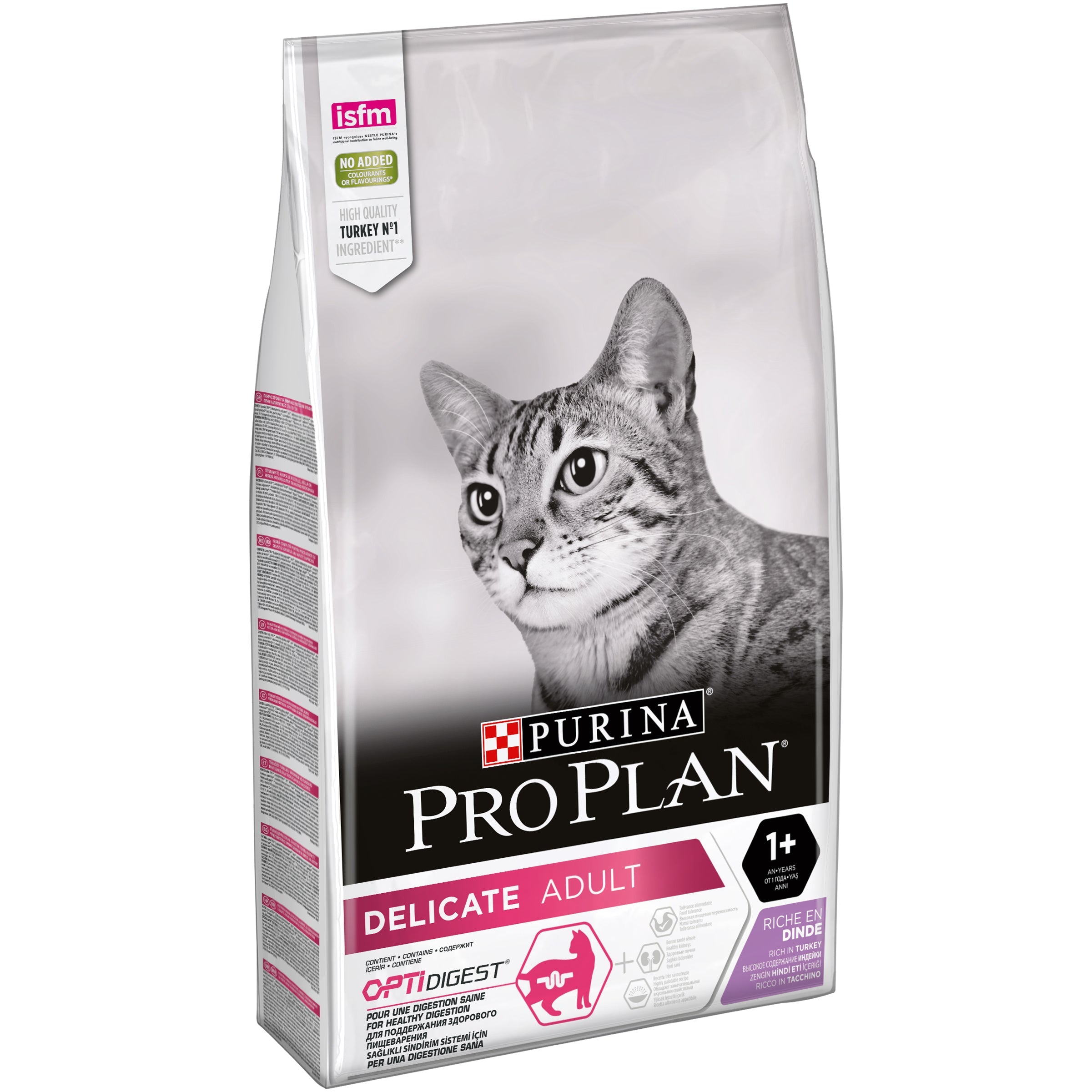 PURINA PRO PLAN Delicate Adult OPTIDIGEST Rich in Turkey Dry Cat Food 1.5 KG - Mickey's Pets Store