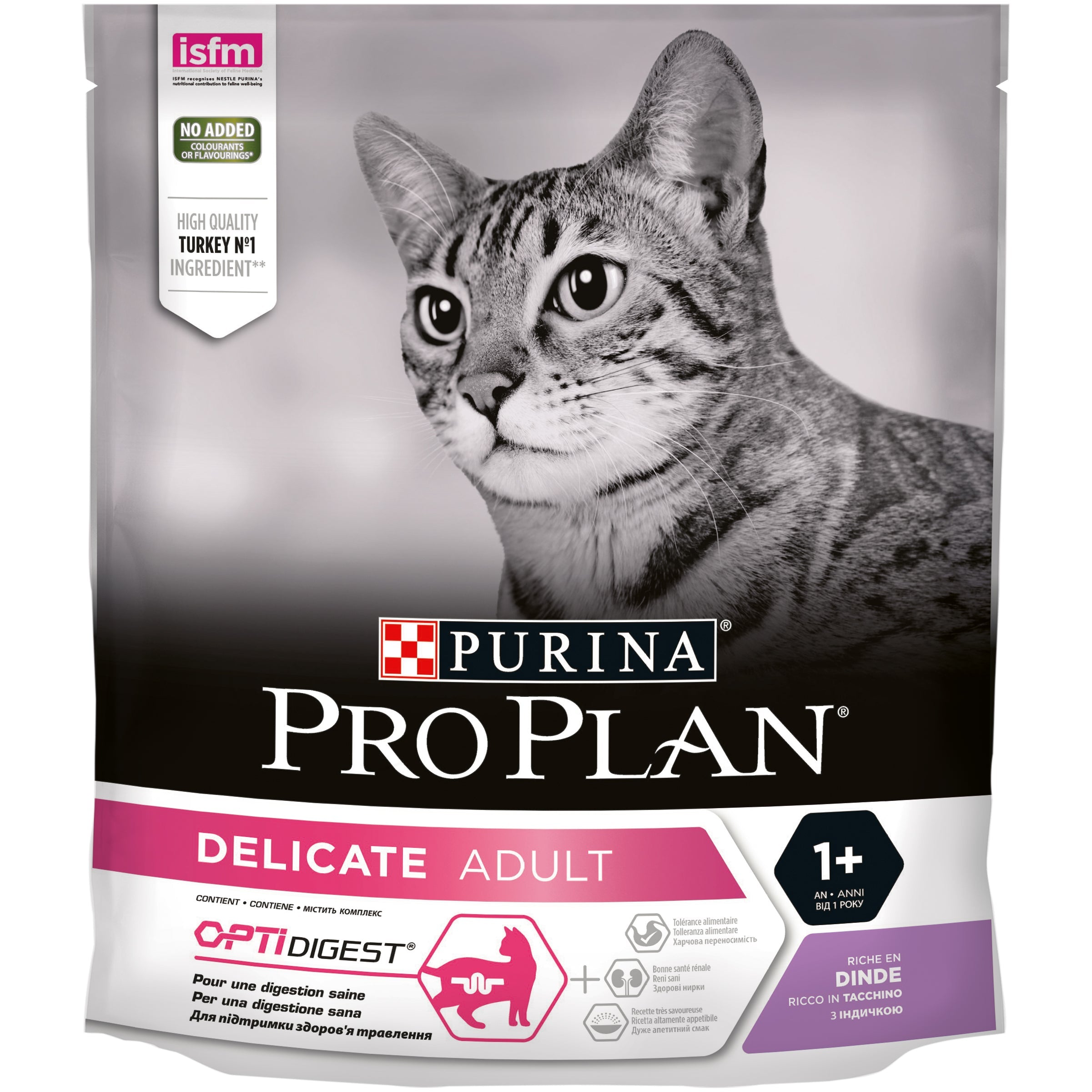 PURINA PRO PLAN Delicate Adult OPTIDIGEST Rich in Turkey Dry Cat Food 400G - Mickey's Pets Store