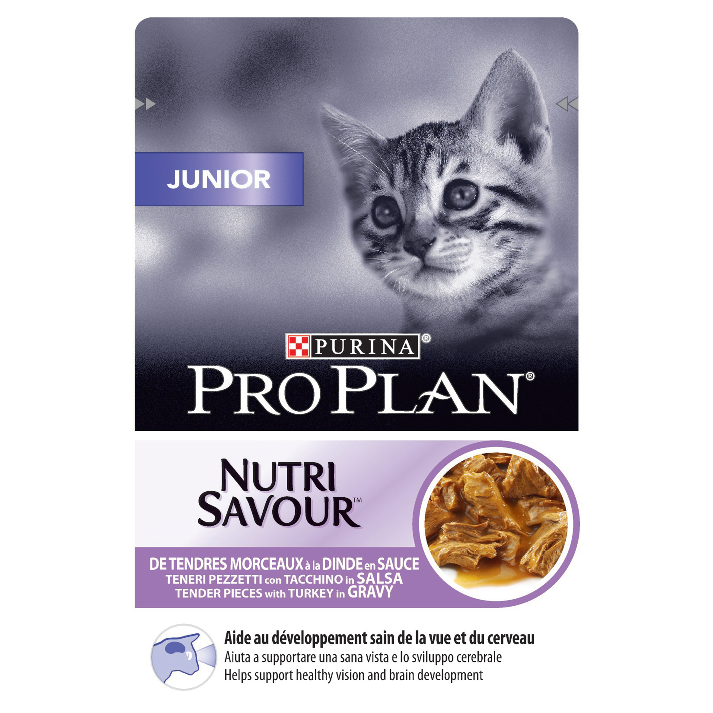 PURINA PRO PLAN Junior Nutri Savour with Turkey in Gravy 85g - Mickey's Pets Store