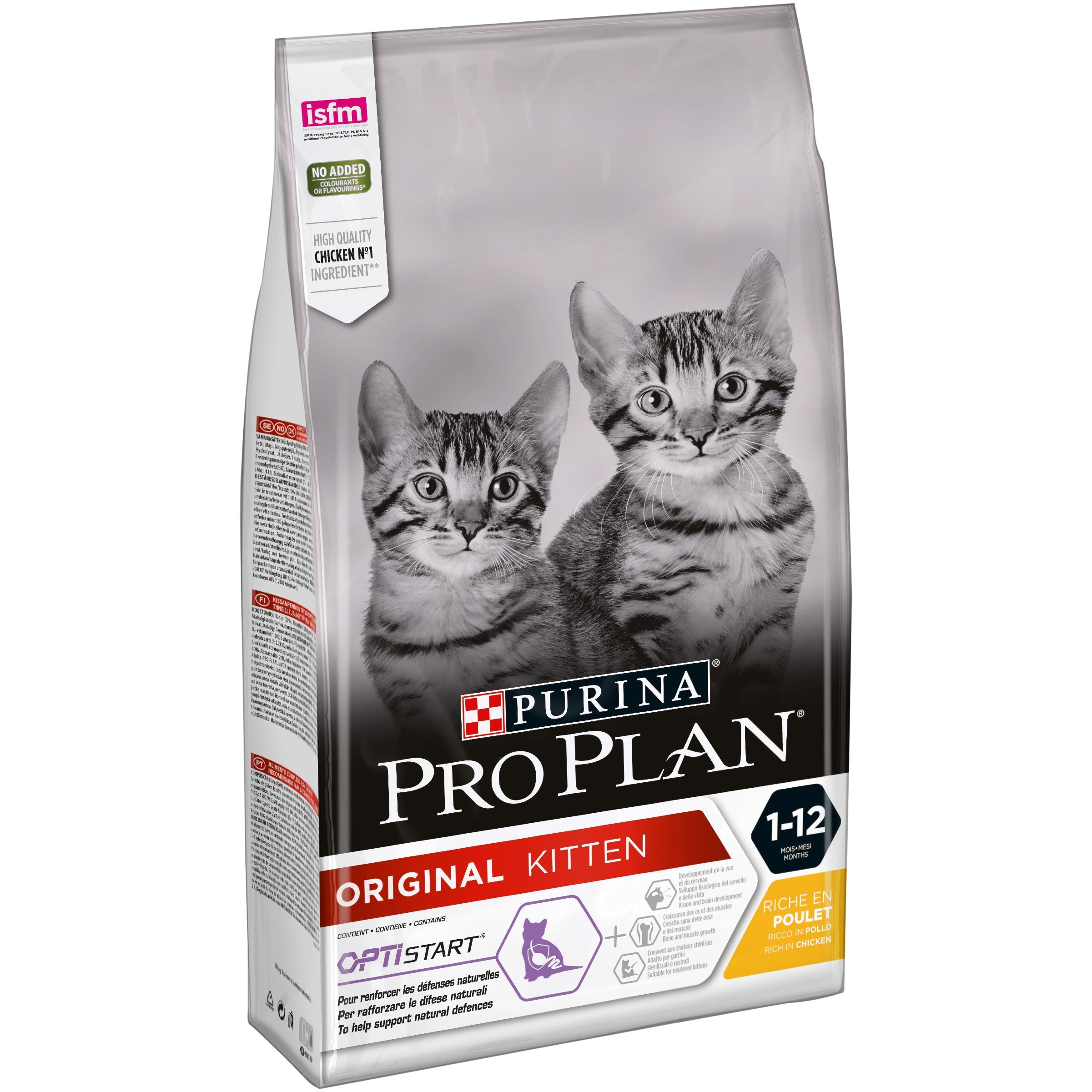 PURINA PRO PLAN Original Kitten 1-12 months Rich in chicken 1.5 Kg - Mickey's Pets Store