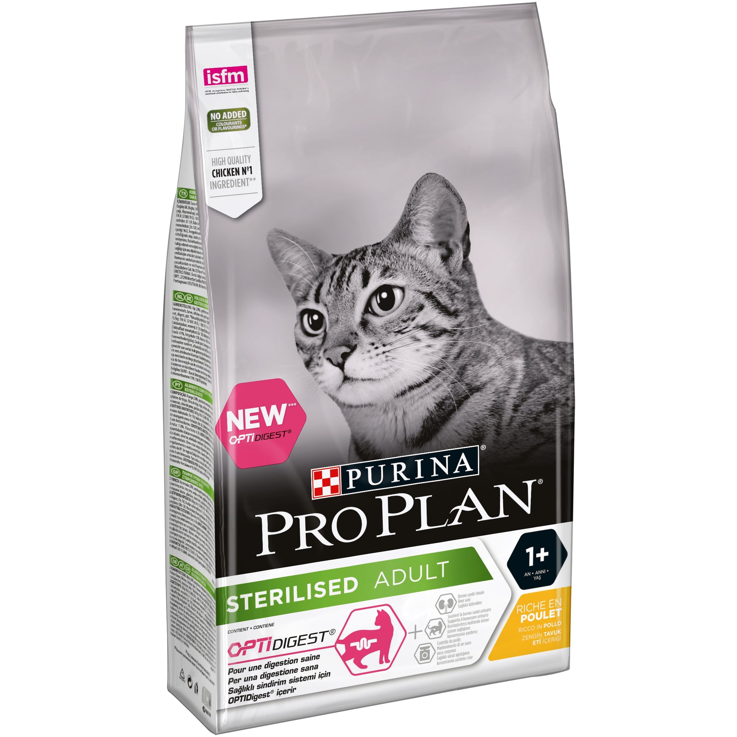 PURINA PRO PLAN Sterilised Adult 1 Plus Year Rich in Chicken Dry Cat Food 1.5 KG - Mickey's Pets Store