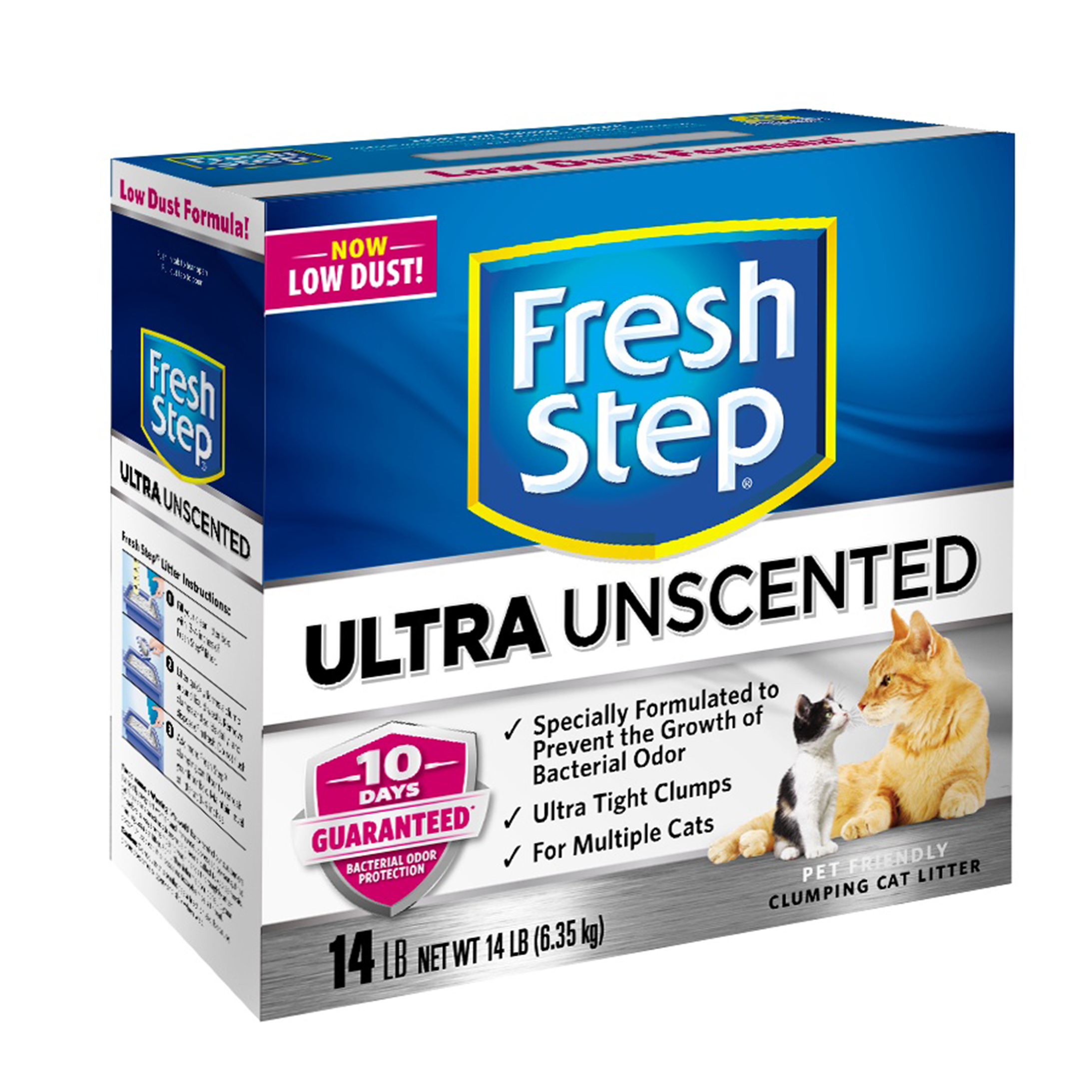 Fresh Step Cat Litter - Ultra Unscented 6.35kg - Mickey's Pets Store