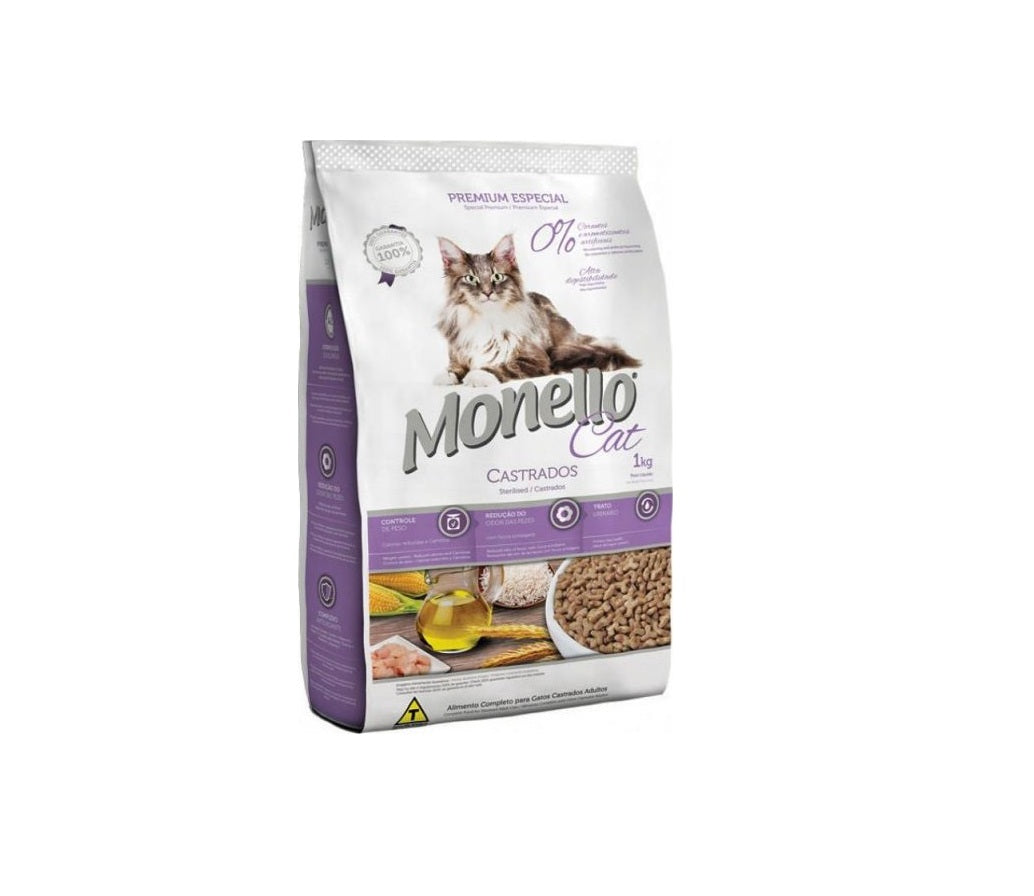 Monello Sterilised Adult Cat Dry Food 1Kg - Mickey's Pets Store