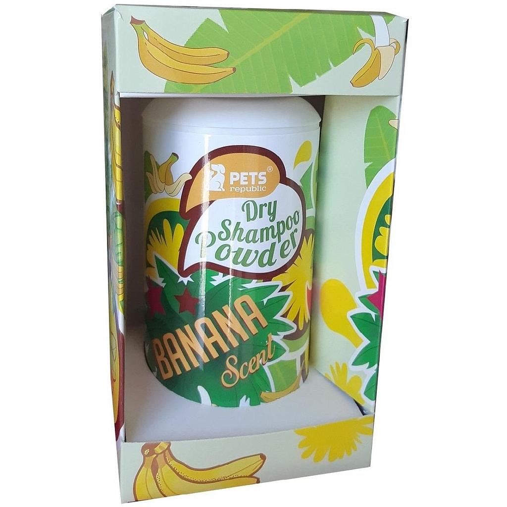 Pets Republic Dry Powder Shampoo Banana 500 ml - Mickey's Pets Store