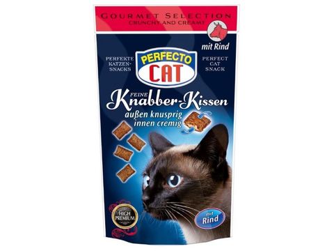 Perfecto Cat Treat With Mit Rind 50g - Mickey's Pets Store