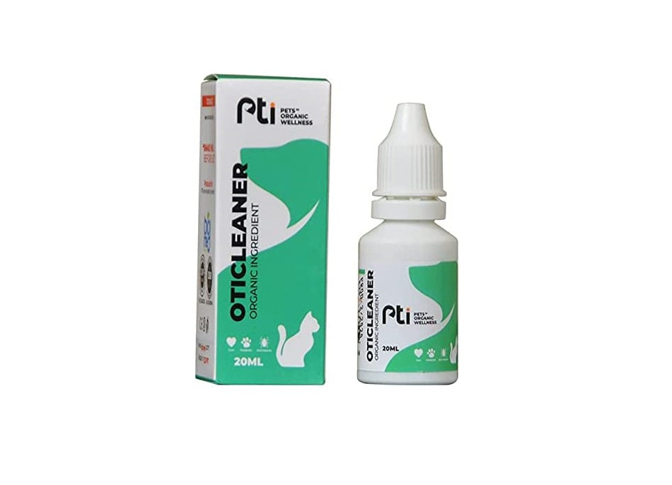 PTI Oti-cleaner Ear Cleaning 20ml - Mickey's Pets Store