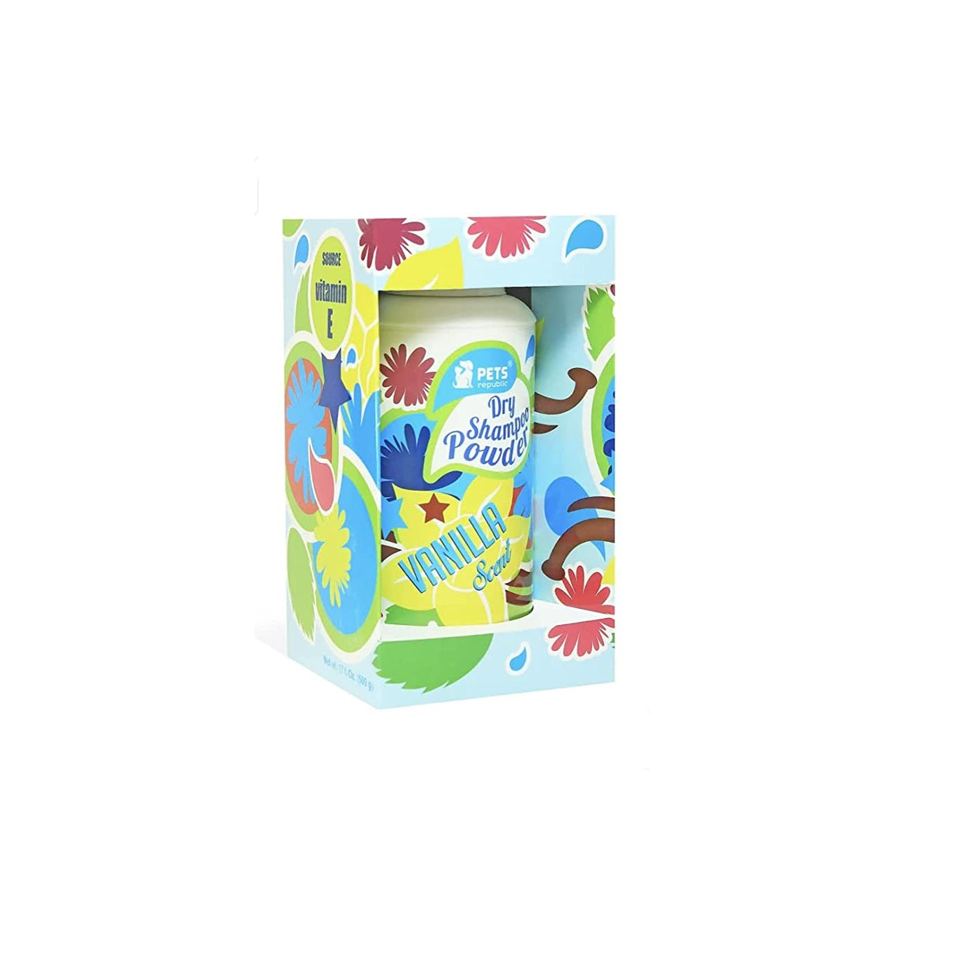 Pets Republic Dry Shampoo with Vanillia Scent 500g - Mickey's Pets Store