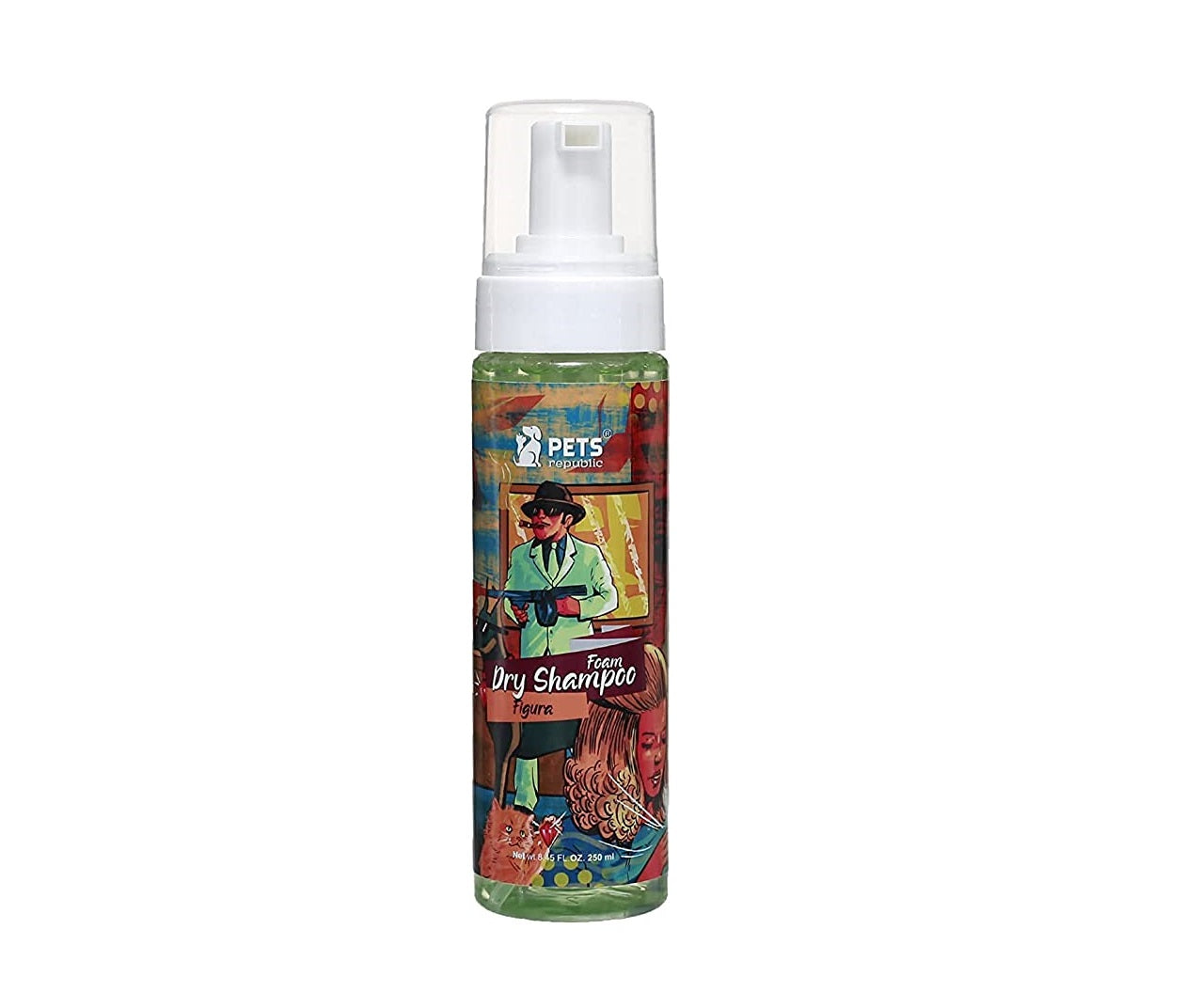 Pets Republic Cats and Dogs Foam Dry Shampoo Figura - Mickey's Pets Store